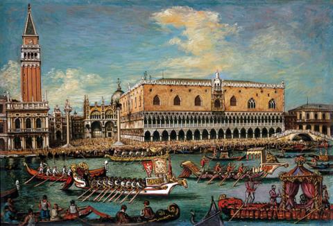 Giorgio de Chirico, Regate storiche a Venezia