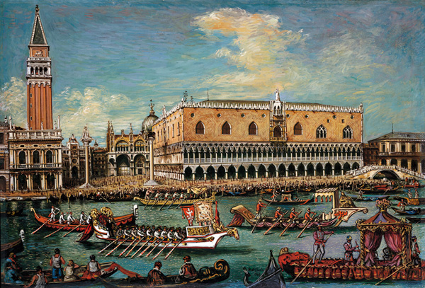 Giorgio de Chirico, Regate storiche a Venezia Giorgio de Chirico, Regate storiche a Venezia