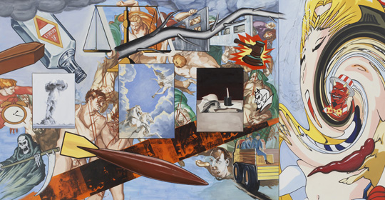 David Salle, After Michelangelo, The Creation, 2005-2006