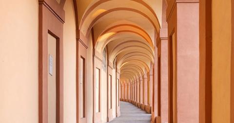 Particolare del Santuario San Luca, Bologna, 2024 © Silvia Camporesi