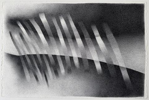 Marina Bindella, Passaggi II, 1990-91, china su carta, cm 38 x 56 Marina Bindella, Passaggi II, 1990-91, china su carta, cm 38 x 56