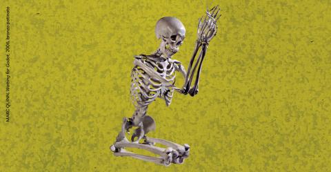 Marc Quinn, Aspettando Godot (2006), bronzo patinato