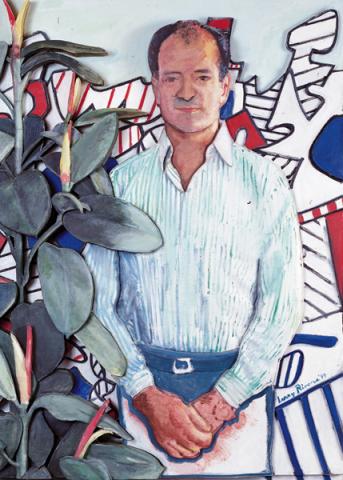 Larry Rivers, Carlo con Dubuffet sullo sfondo