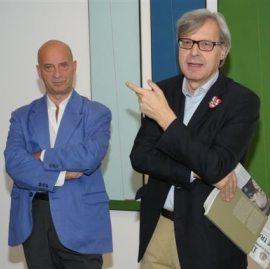 Enrico Mascelloni e Vittorio Sgarbi