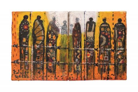 Kalidou Kasse Senza titolo / Untitled Pittura su tela / Painting on canvas 2013
