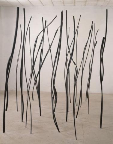 Roberto Almagno, Memoria, 1997-2000, legno,cm  420 x 300 x 300
