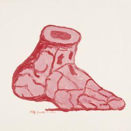 Philip Guston. Rome. 1971 oil on paper (The Estate of Philip Guston - Courtesy of McKee Gallery, New York)
