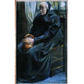 1. Umberto Boccioni, Nonna, 1905-6, Pastello su carta, 116x71, Collezione della Fondazione di Venezia